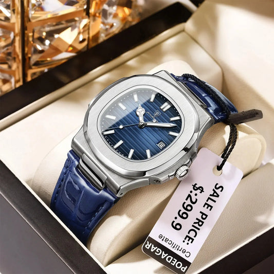 Top Luxury Square Man Watch